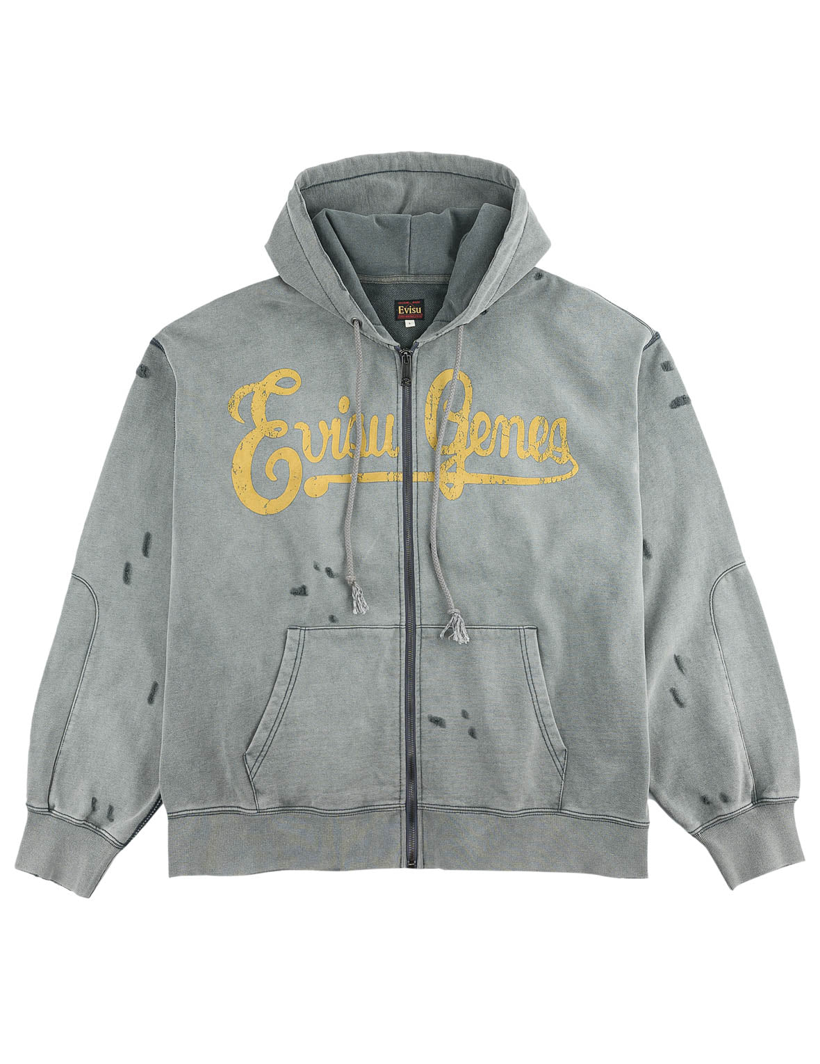 カモメ EVISU Genes ジップアップフーディ